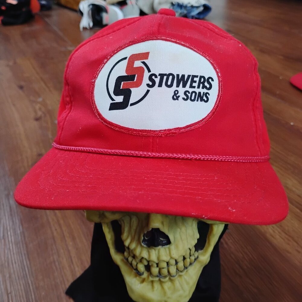 Vintage Stowers & Sons Patch Snap Trucker Hat Cap